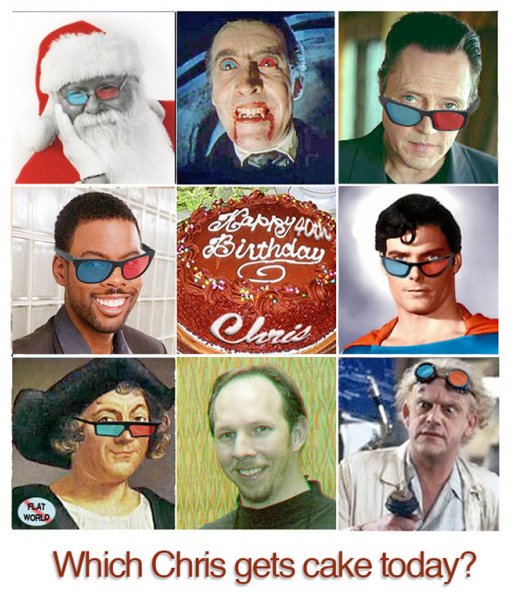 Birthday Card for 3D Photographer Chris